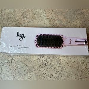 🎁L’Ange Le Vite ceramic straightening brush, blush, NIB